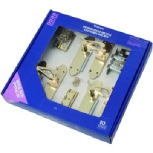 Victorian Style Shaped Latch Handle Set