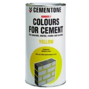 Cementone No1 Colour for Cement Yellow 1kg &pound;5.67