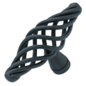 Marrakech Birdcage Knob Black 64mm PK2