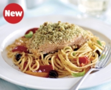 2 Specially Selected Scottish Salmon Fillets with a Basil Pe