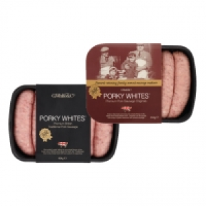 Porky Whites Sausages (All Varieties) £2.50