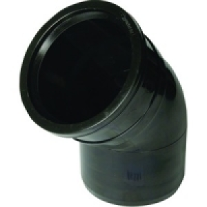 Wickes 110mm Black Soil Pipe 135 Deg Bend