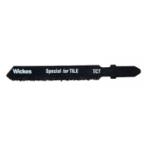 Wickes T Shank Tungsten Carbide Jigsaw Blade For Tile Pack 5 £10.99