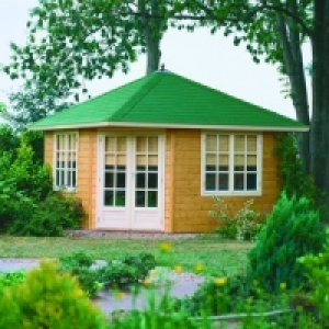 Wickes Green Roofing Shingles 2m2 Pack 14 £31.29