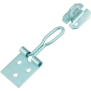 Wire Hasp and Staple Zinc 75mm
