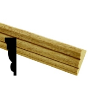 Hardwood Barrel Moulding 12x34x2400mm