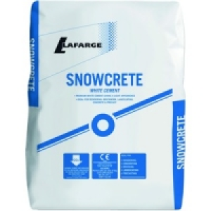 Lafarge Snowcrete White Cement 25kg £14.74