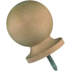 Wickes Tradition Hemlock Balltop For Newel Posts £11.99