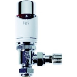Drayton Chrome Angled TRV4 15mm £19.99