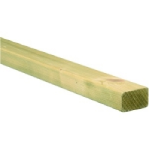 Wickes Sawn Treated Planed Rounded Edge Timber 36x63x2400mm