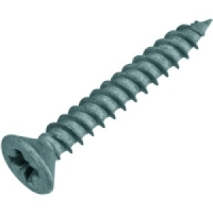 Wickes External Grade Screws Green No.6x23mm Pack 30