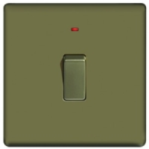 Wickes 20A Light Switch + LED 1 Gang Pearl Nickel Screwless  £22.49