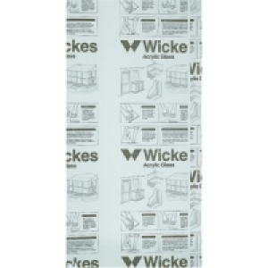 Wickes Durable Acrylic Sheet 60cmx1.22m £18.39