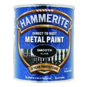 Hammerite Metal Paint Smooth Black 750ml £17.99