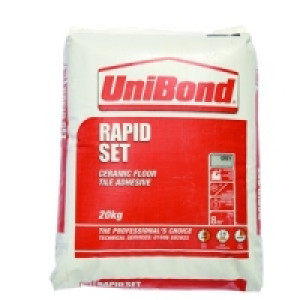 UniBond Rapid Set Waterproof Ceramic Floor Tile Adhesive 20K