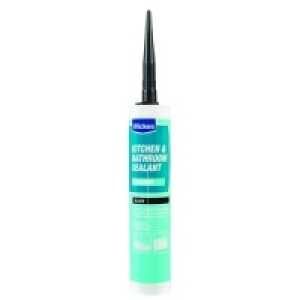 Wickes Kitchen & Bathroom Sealant Black 310ml £3.29