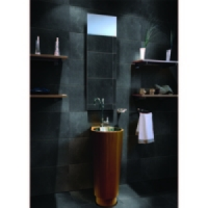 Wickes Charcoal Grey Honed Porcelain Wall & Floor Tile 300x6 £29.15