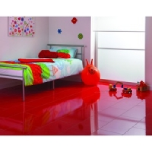 High Gloss Red Laminate Flooring