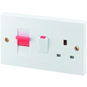 Wickes 45A Cooker Control White £8.69