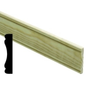 Wickes Pine Panel Moulding FB263 7x56x2400mm £8.99