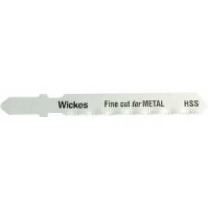 Wickes Universal Fine Cut Jigsaw Blade For Metal Pack 5 £7.99