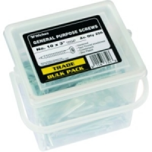 Wickes Twin Thread Screws No.10x76mm Pack 250 £5.13