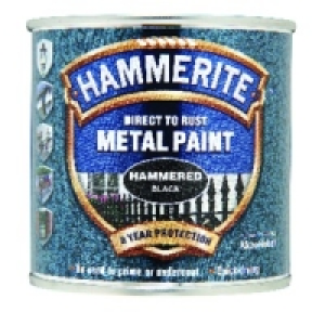 Hammerite Metal Paint Hammered Black 250ml £7.59