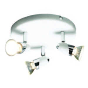 Wickes Bullet Triple Spotlight White £14.99