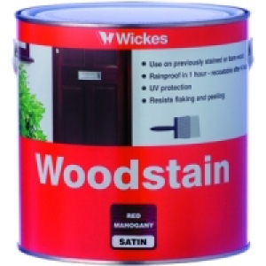 Wickes Woodstain Red Mahogany 2.5L £11.49