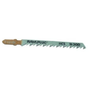 Rawlplug W4C Coarse Cut Jigsaw Blade For Wood Pack 5 £3.89