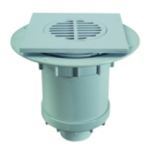 McAlpine TSG2T6WH White Square Shower Gully 110 x 130mm £59.99