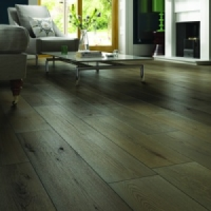 Wickes Dark Grey Oak Solid Wood Flooring