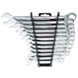 Wickes Chrome Plated Combination Spanner Set Pack 12 £21.99