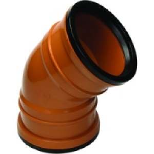 Wickes 110mm Terracota Drain 45 Deg Double Socket Bend £7.99