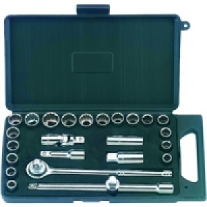 Wickes Chrome Vanadium 25 Piece Socket Set