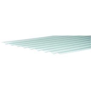 Clear PVCu Corrugated Sheet 2.4m