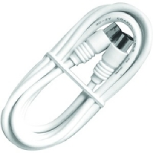 Wickes Coaxial Flylead 2m &pound;2.80