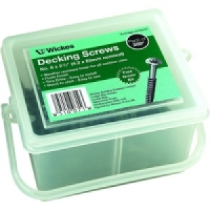 Wickes Decking Screws No.8x64mm Pack 200 £8.10