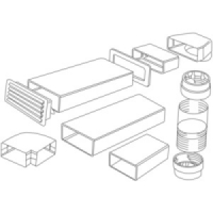 Electrolux CDK6FR Rigid Ducting Kit 150mm £101.00