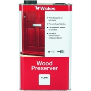 Wickes Wood Preserver 5L Clear £12.49