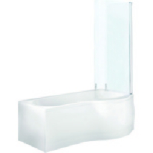 Santa Fe Curved Showerbath Screen