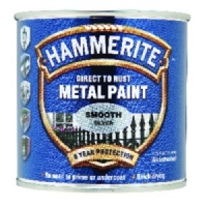 Hammerite Metal Paint Smooth Silver 250ml £7.59