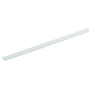 Flat Bar White PVC 19.5mm x1m