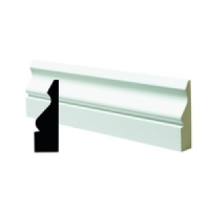 Wickes Fully Finished MDF Ogee Skirting 14.5x58x2100mm