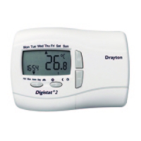 Wickes  Drayton Digistat 7 Day Programmable Thermostat Mains