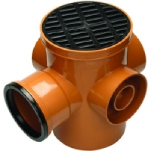 Wickes  Wickes 110mm Terracota Drain Rod Eye Bottle Gully