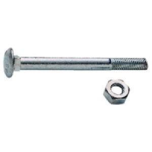 Wickes Carriage Bolt Nut & Washer M12x200mm Pack 2 £4.08