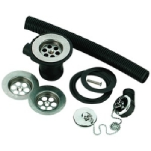 Chrome Vanity Waste & Overflow &pound;5.99