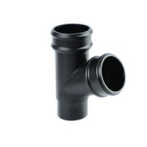 Wickes Black Cast Iron Effect Downpipe Branch £19.49