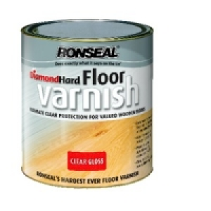 Ronseal Diamond Hard Floor Varnish Clear Satin 2.5L £38.99